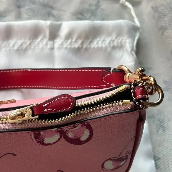 COACH Teri Shoulder Bag With Cherry Print CR290 - Picture 3 of 5